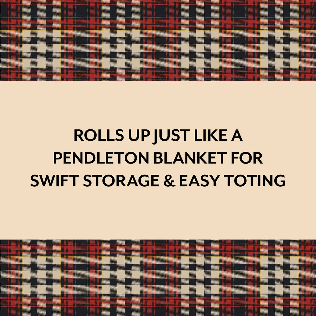 Chronicle Books- Pendleton Red Black Check Pattern Chess & Checkers