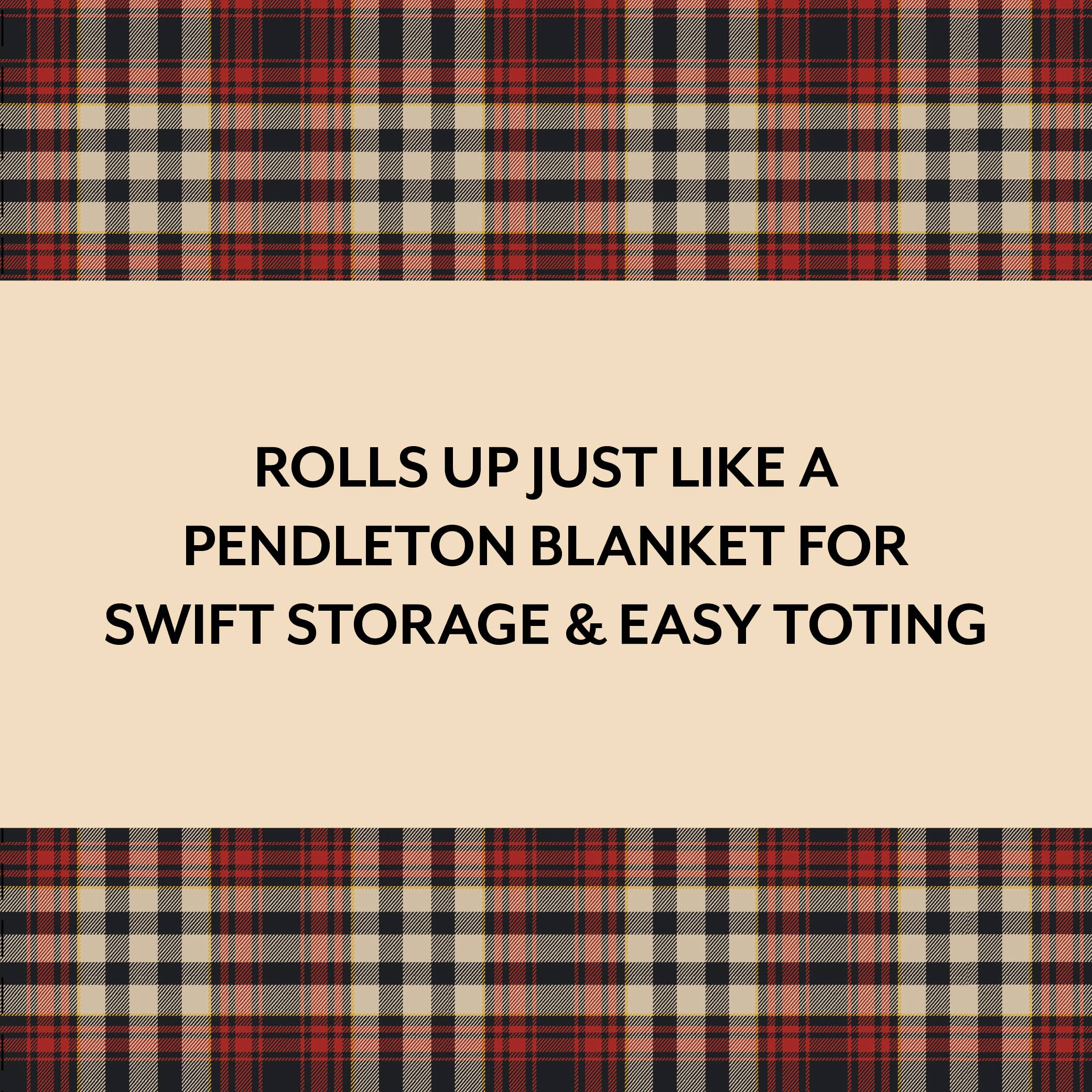 Chronicle Books- Pendleton Red Black Check Pattern Chess & Checkers
