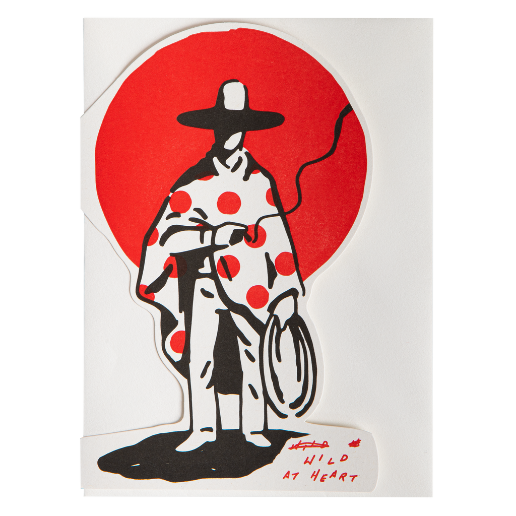 Archivist- Wild At Heart Cowboy | Cut-Out - Greeting Card