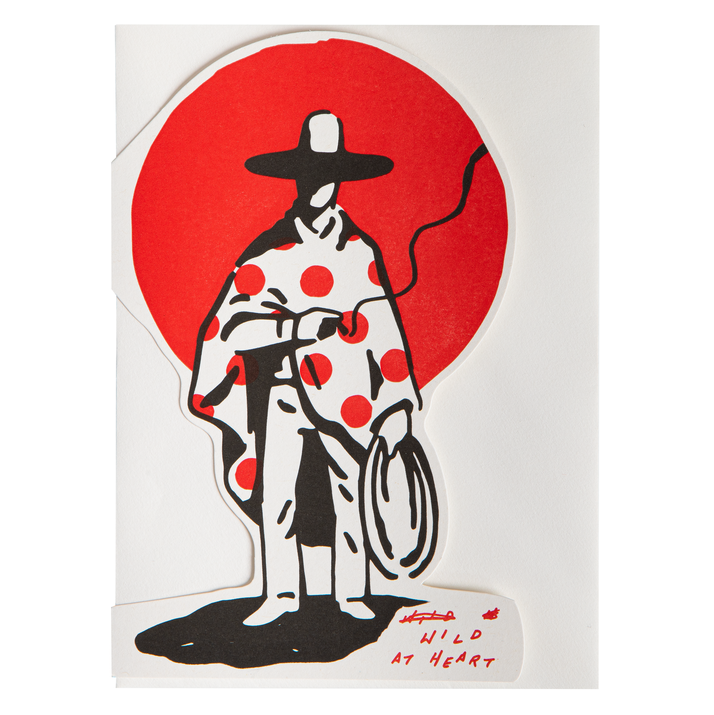 Archivist- Wild At Heart Cowboy | Cut-Out - Greeting Card