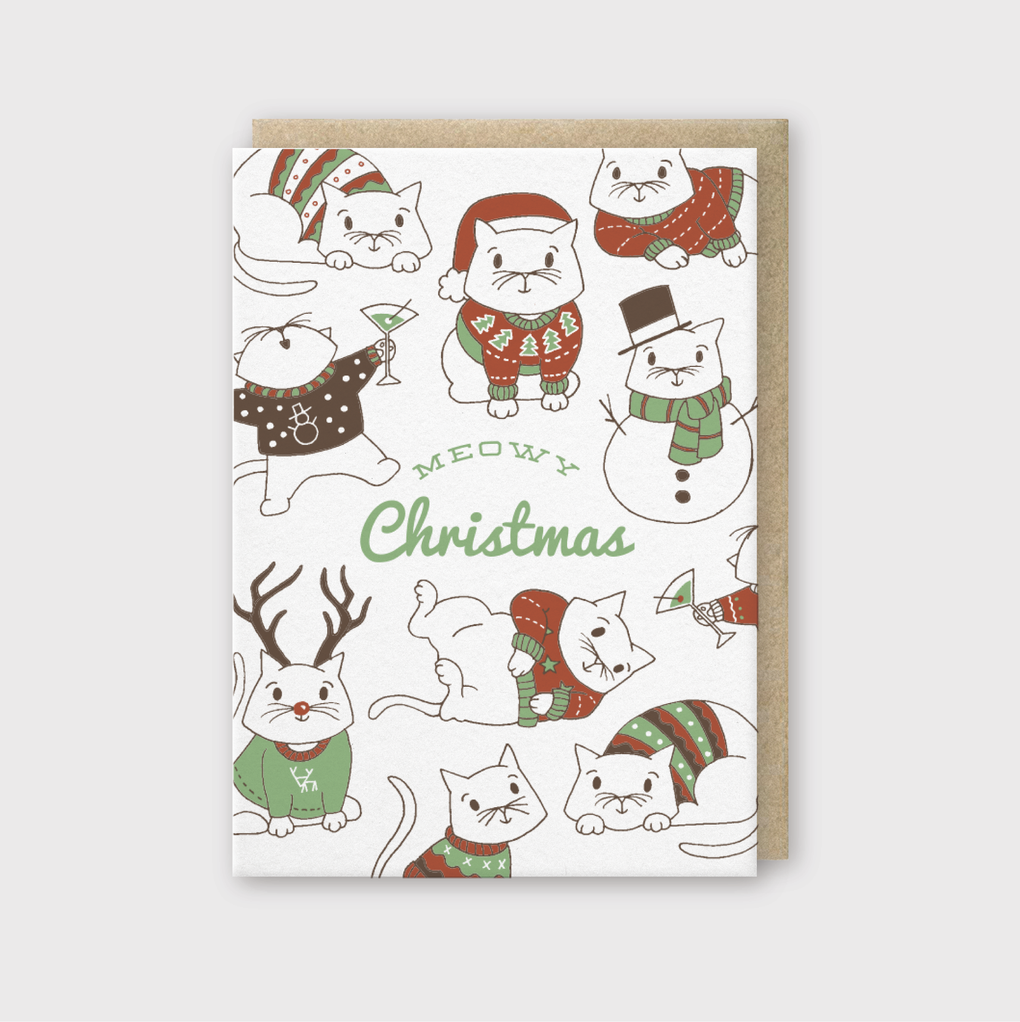 Pike Street Press- Meowy Christmas Cats