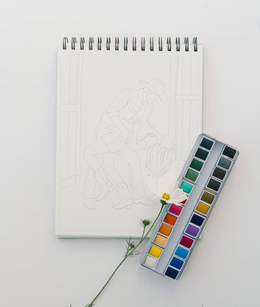 Bailey Rae Studio- Country Life Watercoloring Book
