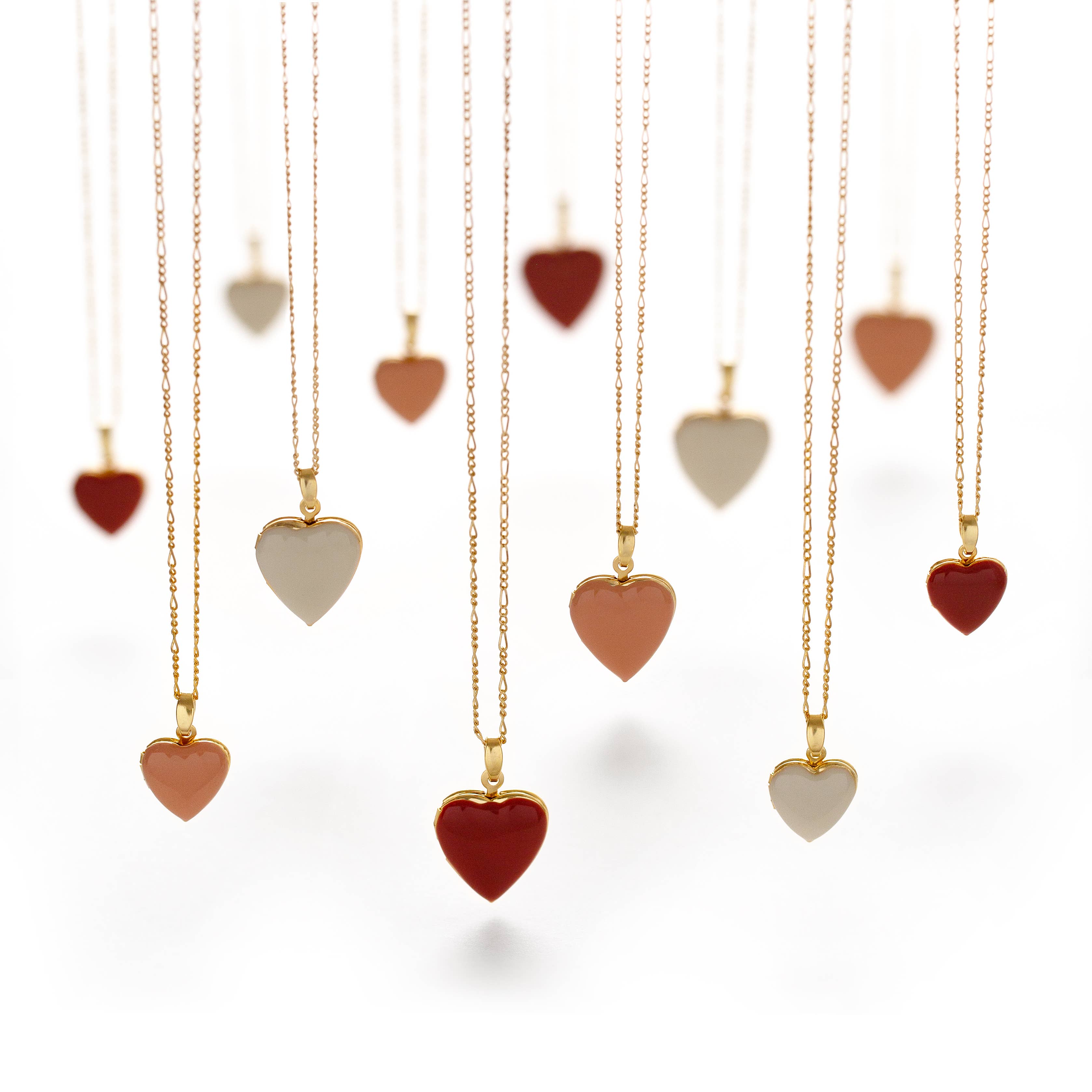 Amano Studio- Small Heart Enamel Locket
