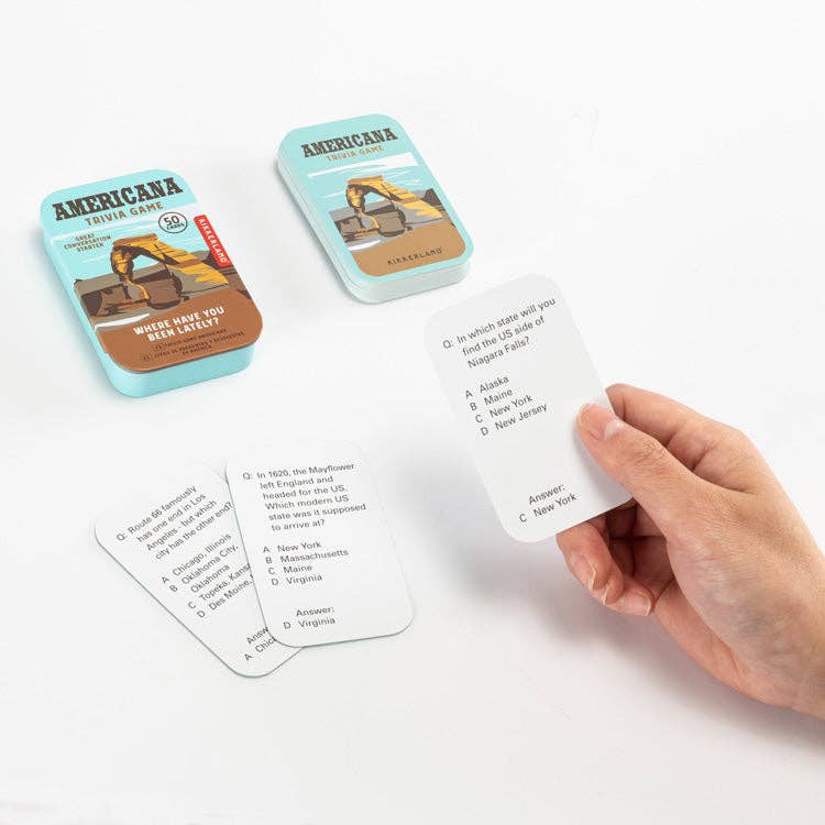 Kikkerland Design- Americana Trivia Game