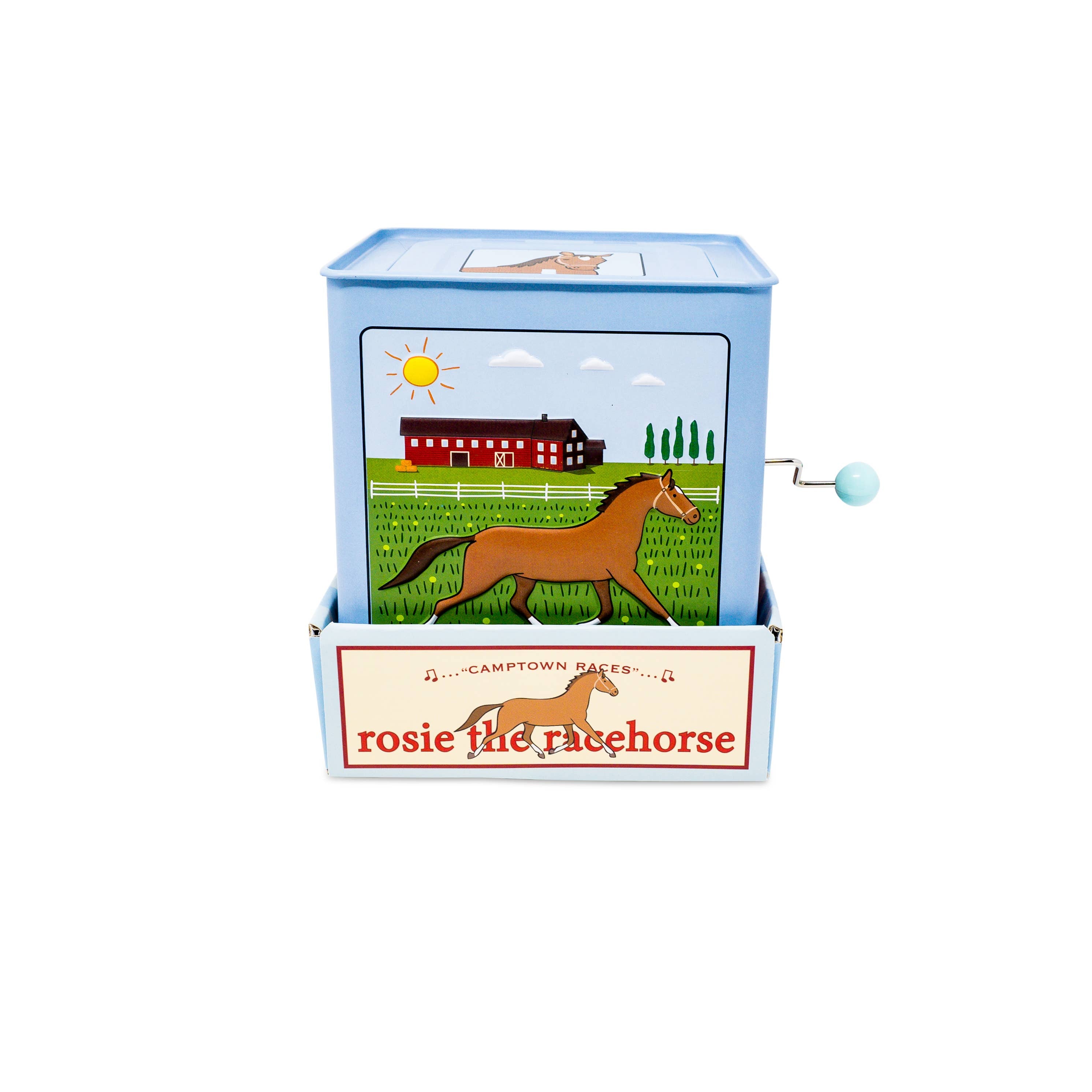 Jack Rabbit Creations- Rosie the Racehorse Jack in the Box