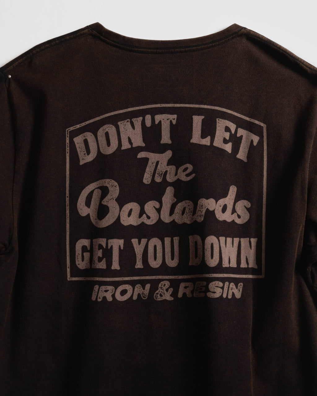 Iron & Resin- Bastards Badge Tee