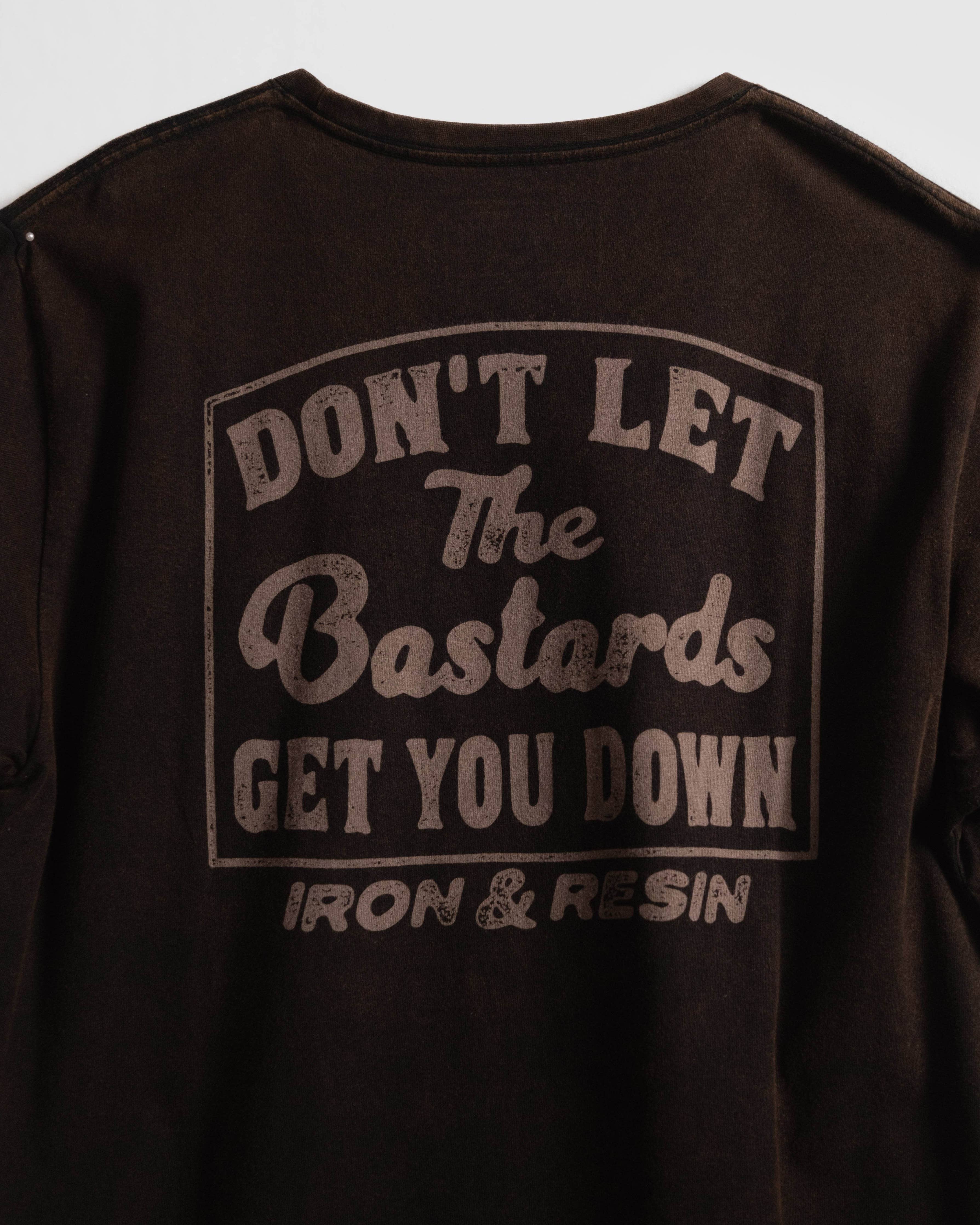 Iron & Resin- Bastards Badge Tee
