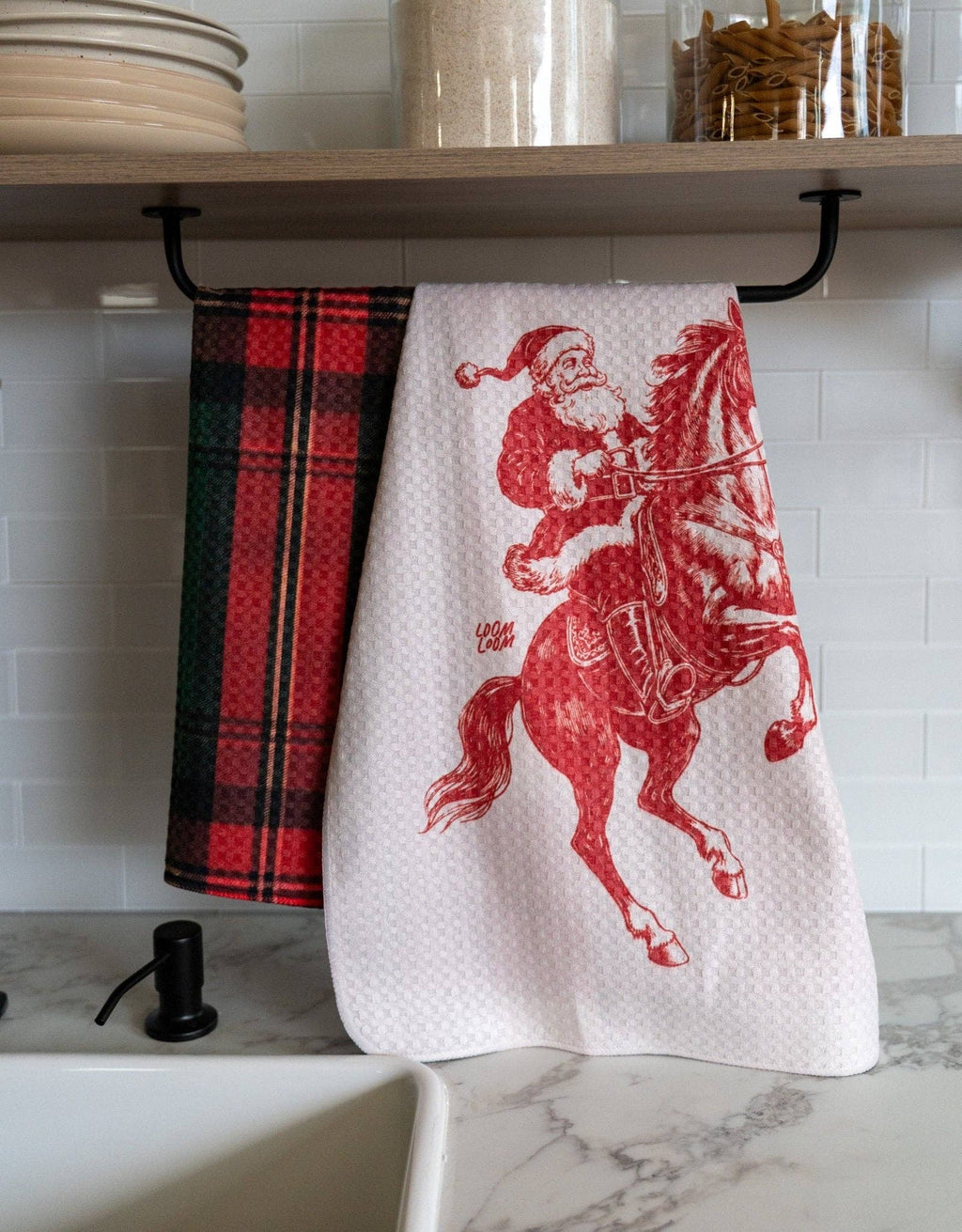 Loom Loom- Christmas Rider Reversible