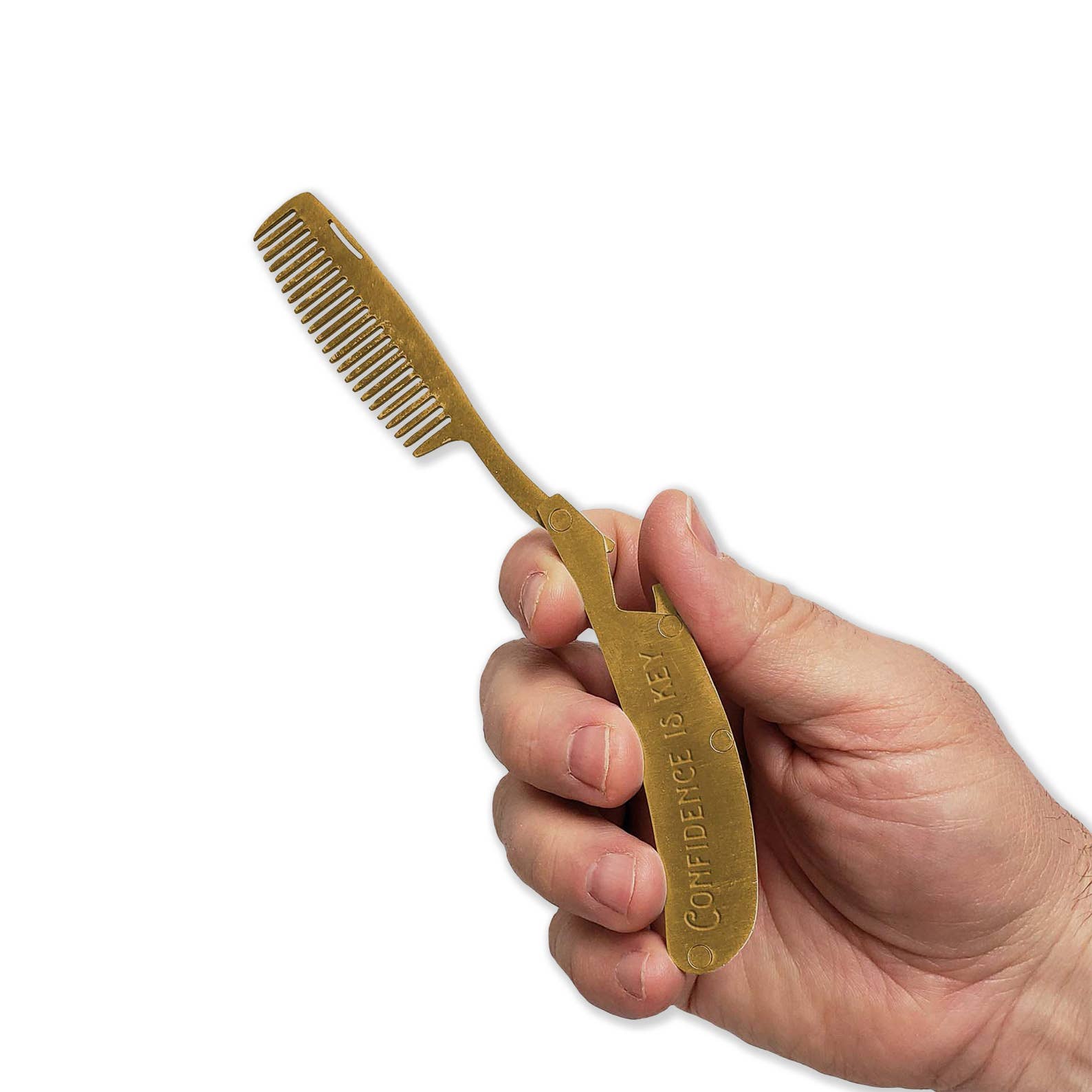 Lucky Jack- Folding Beard & Mustache Comb