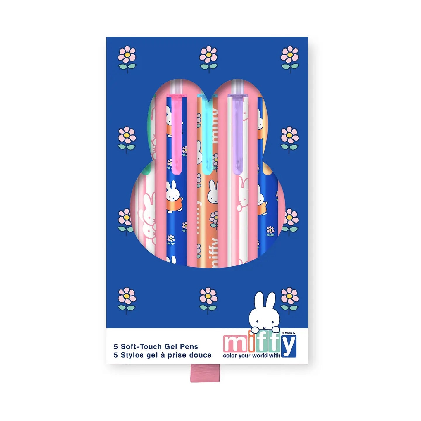Studio Oh!- Miffy Dreamy Petals Soft-Touch Gel Pen Set