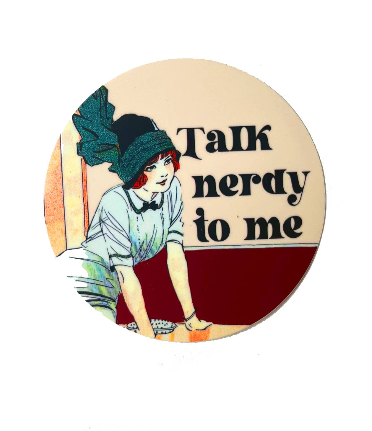The Twentieth- Nerdy Vinyl Sticker 4 in