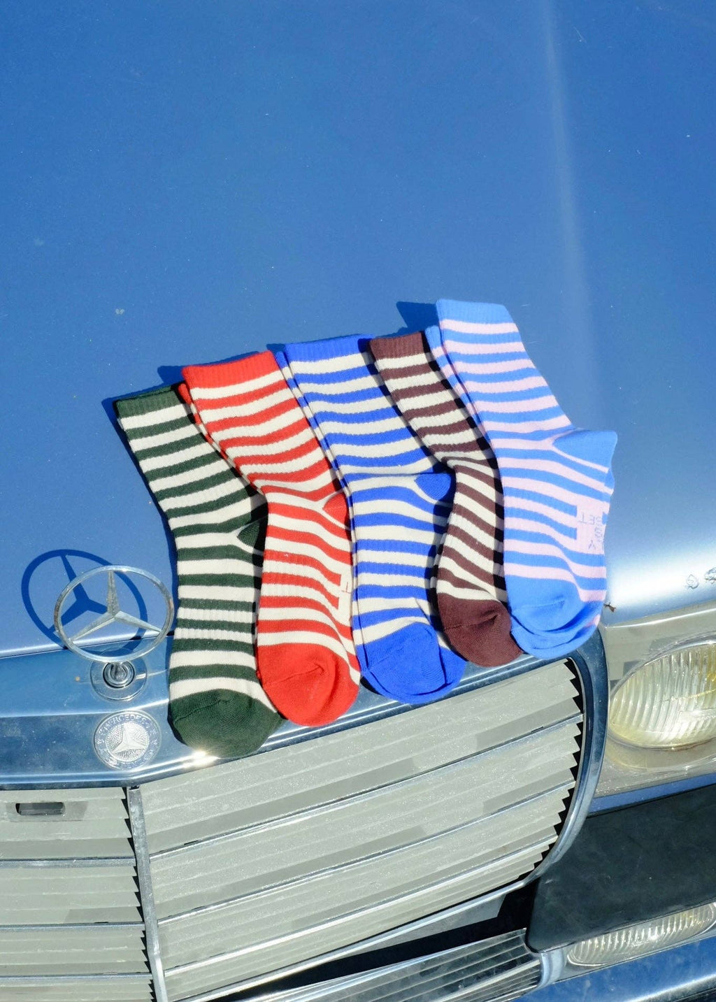 First Summer- Classic Striped Crew Socks