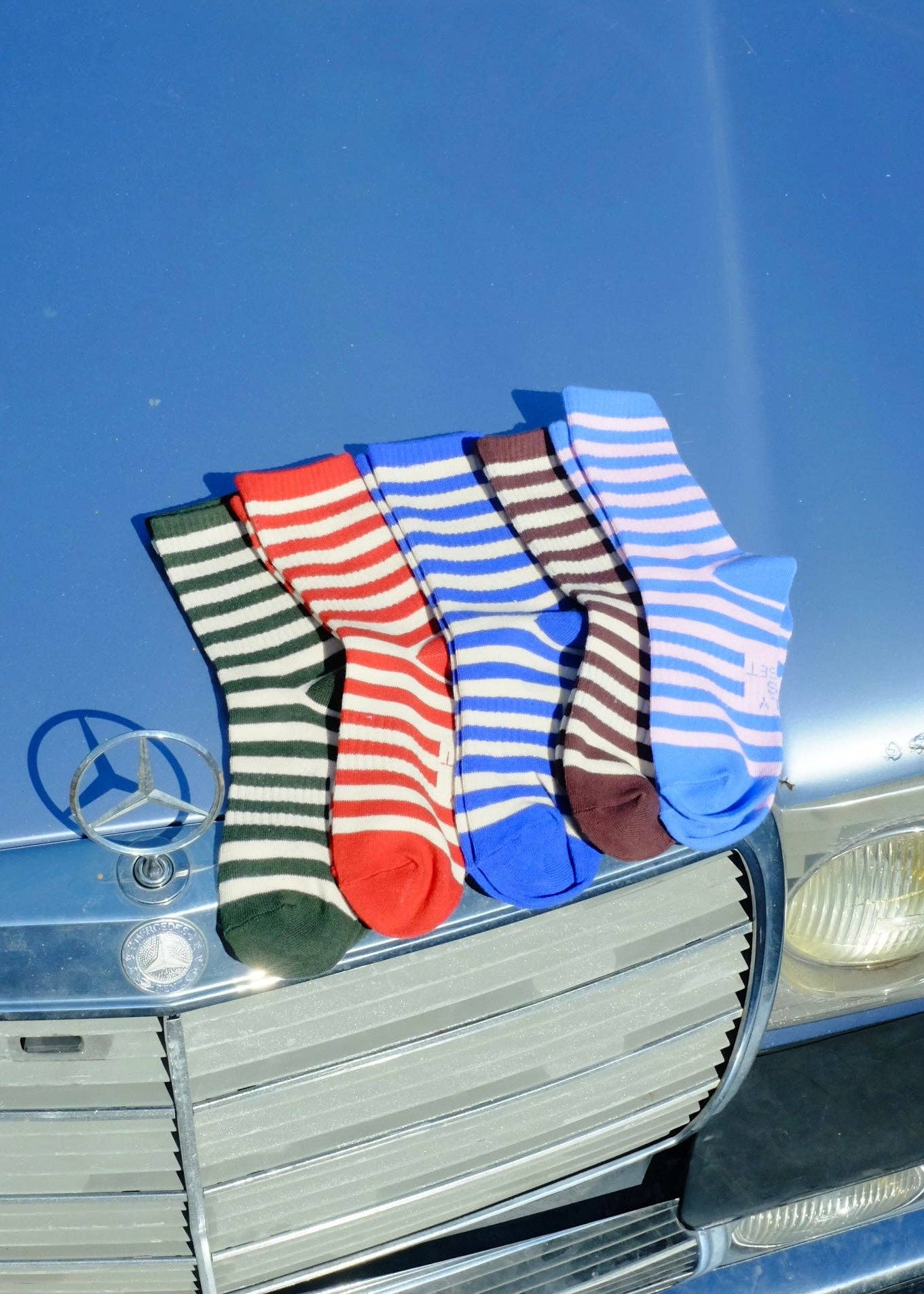 First Summer- Classic Striped Crew Socks