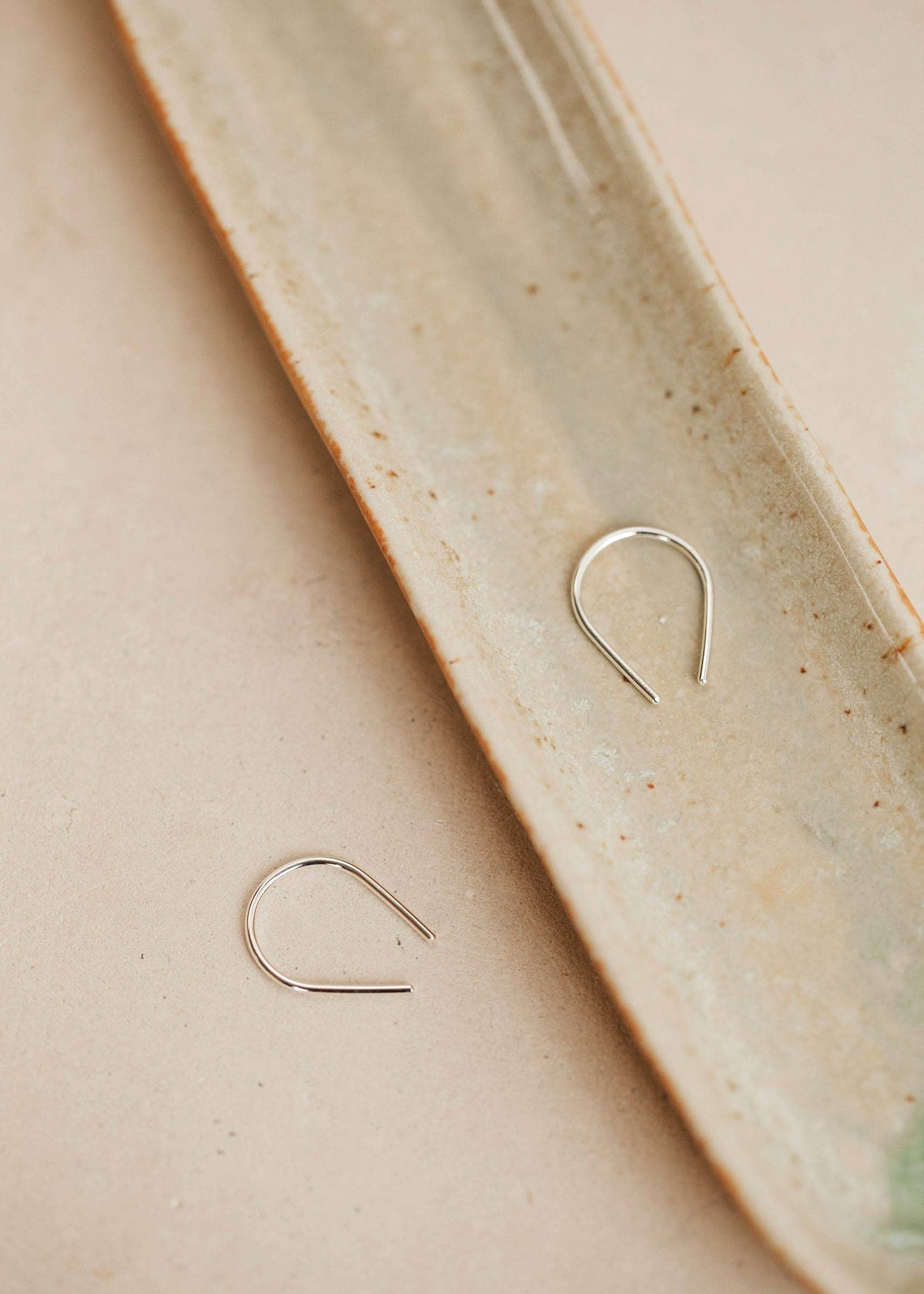 Hello Adorn- Tiny Horseshoe Earrings | 14kt Gold Fill + Sterling Silver