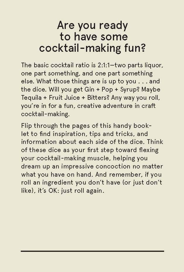 Chronicle Books- Cocktail Dice