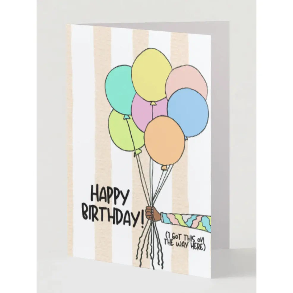 Chika Paper Studio- Last Minute Birthday Card