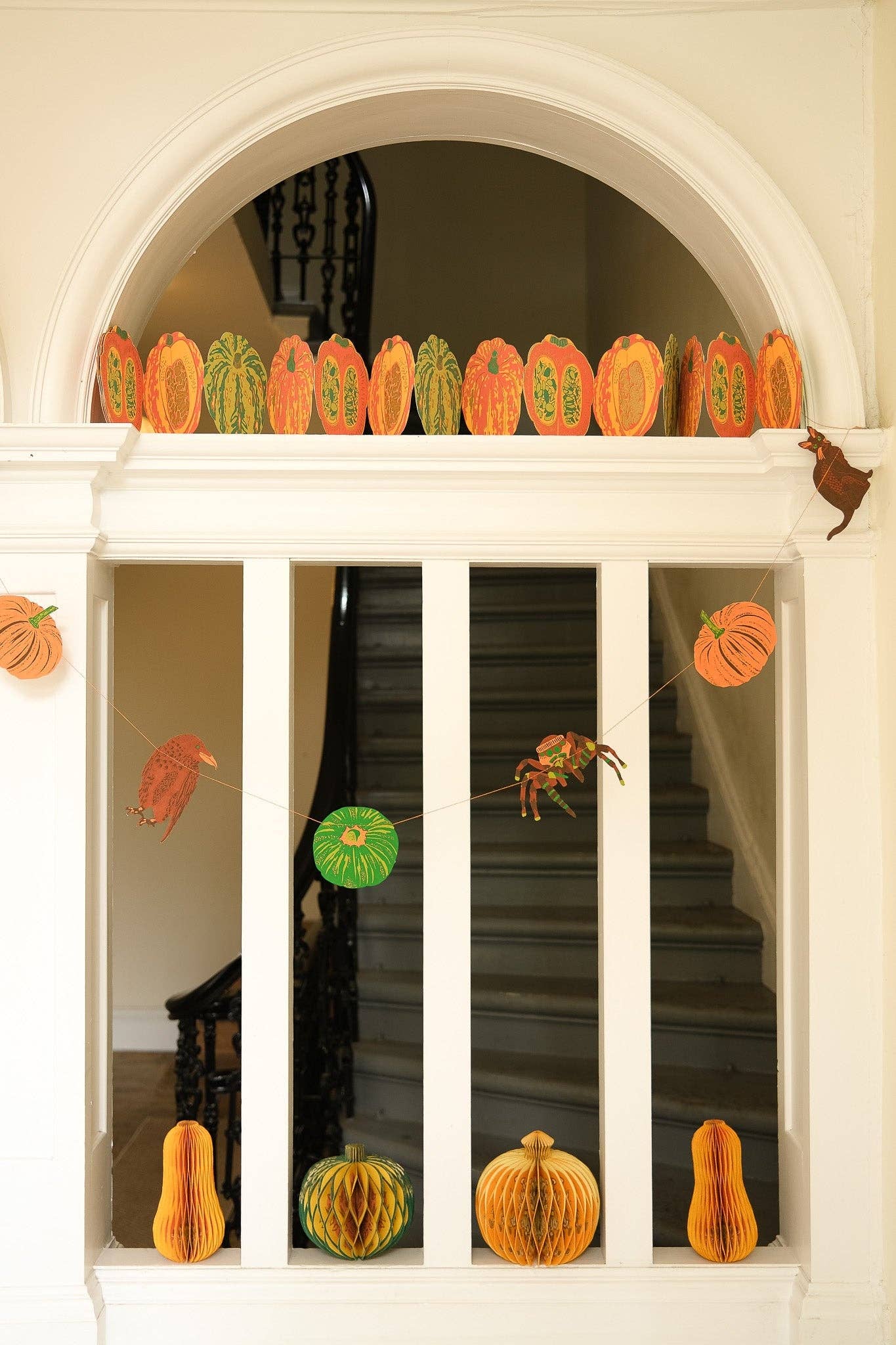 East End Press- Pumpkin Sewn Garland
