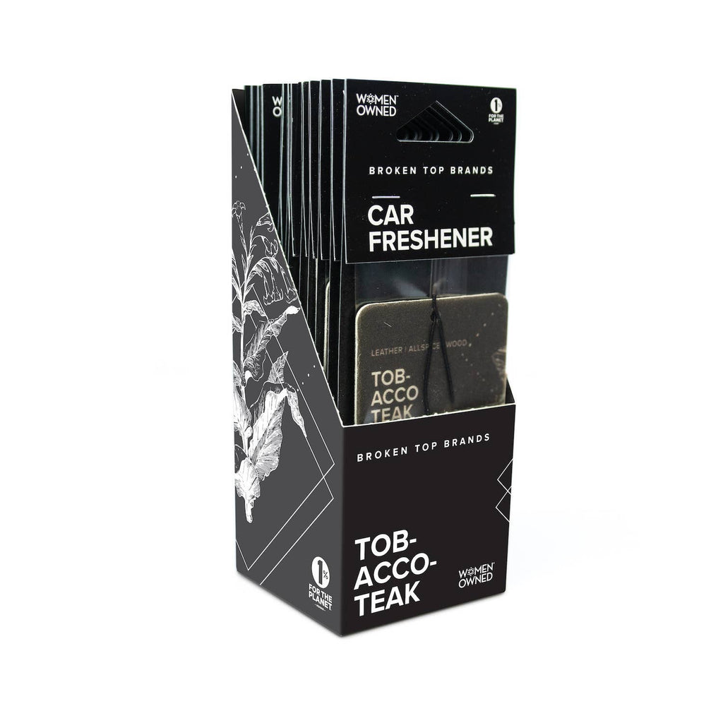 Broken Top Brands- Tobacco Teak - Car Fresheners