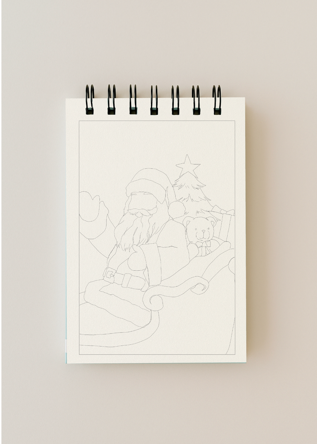 bailey rae studio- A little bit of christmas - mini watercoloring book