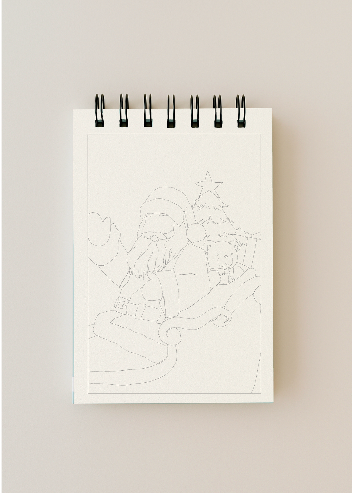 bailey rae studio- A little bit of christmas - mini watercoloring book