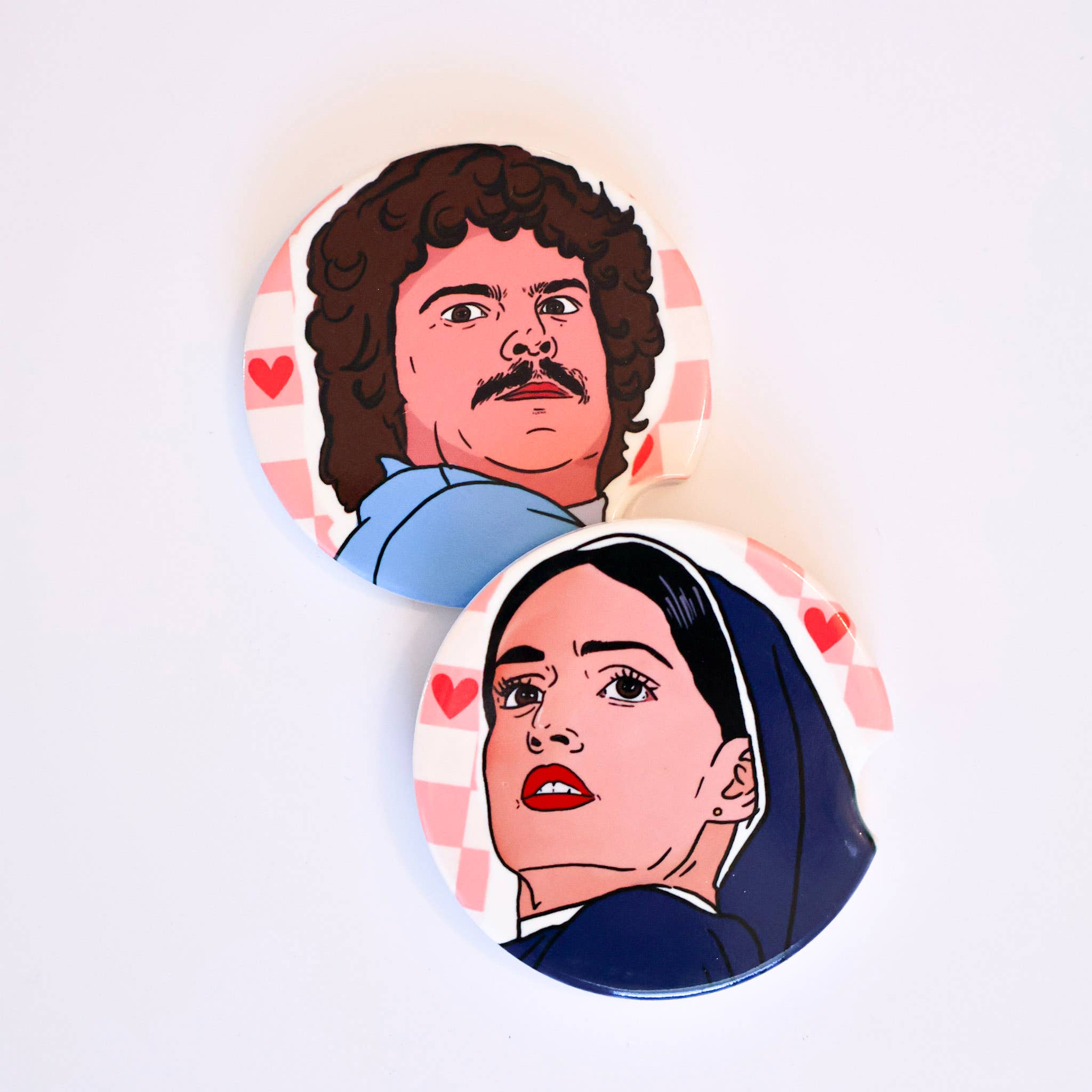 Gaec Studio- Nacho y Encarnacion Pop Culture- Car Coasters Set of 2