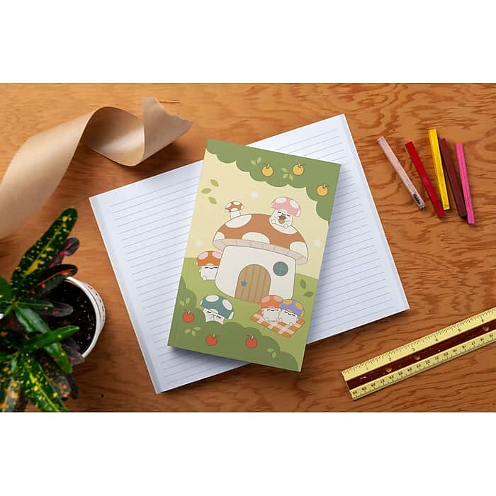 Denik- Smoko Mushroom Garden Classic Layflat Notebook