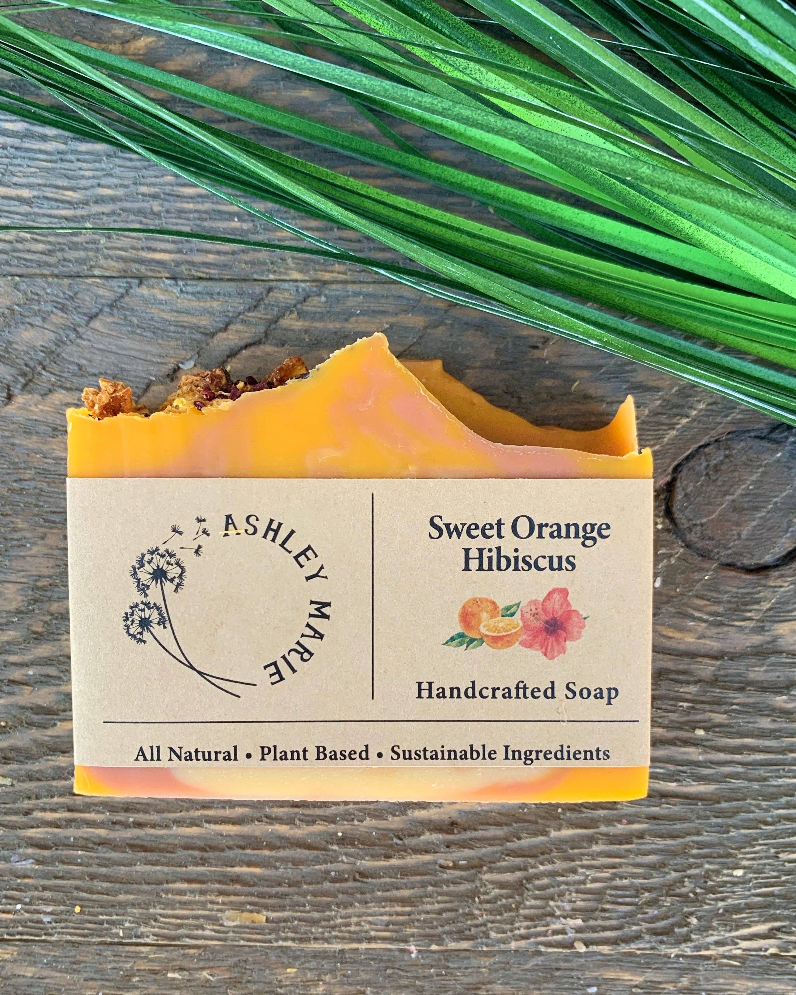 Ashley Marie Soap- Sweet Orange Hibiscus Bar Soap