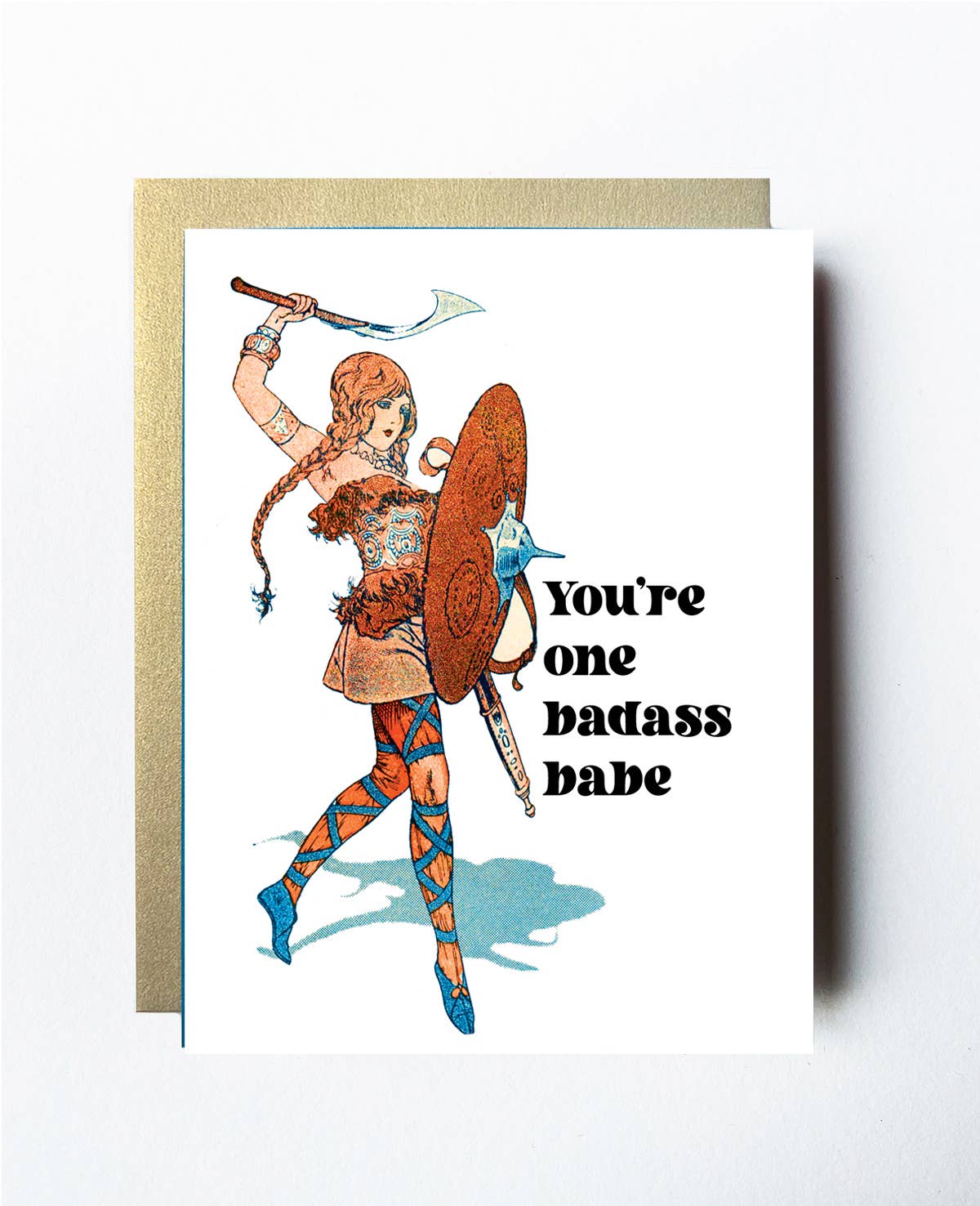 The Twentieth- Badass Babe Feminist Card