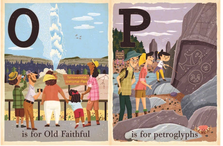 Gibbs Smith- B is for Bison; A National Parks Alphabet