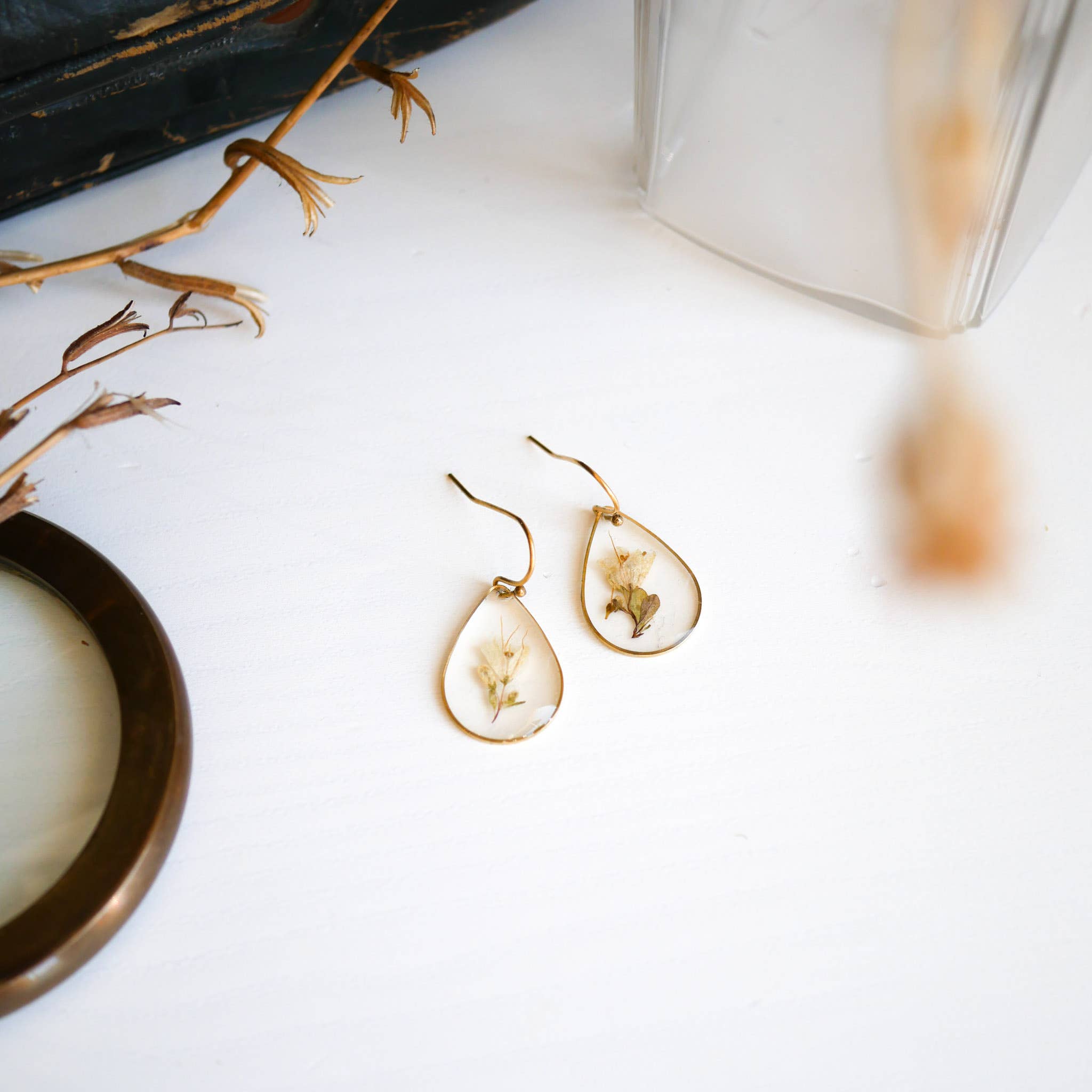 Seed & Soil- Dew Drop Earrings