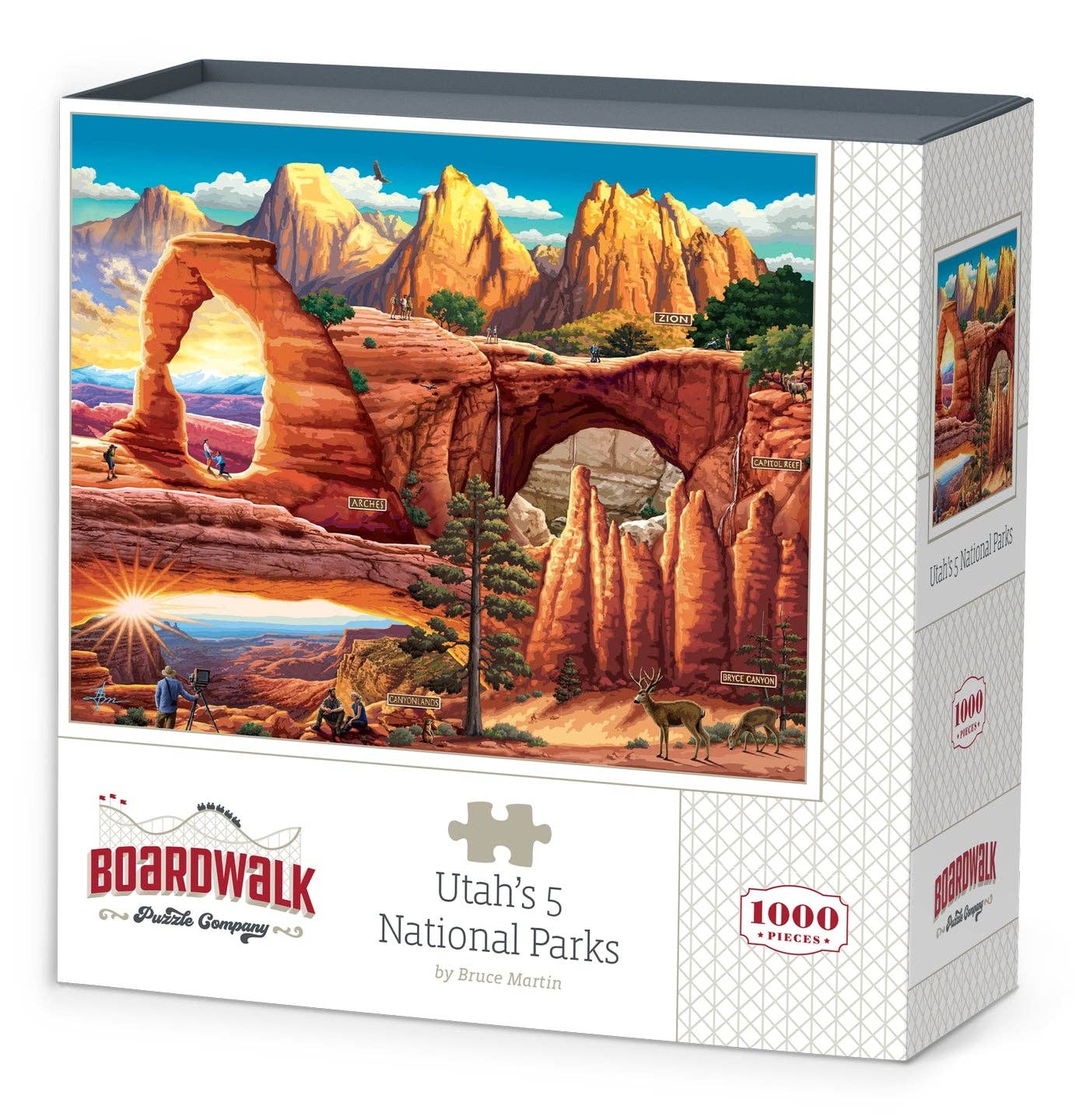 Boardwalk Puzzle Company- Utah's 5 National Parks - 1000 Piece