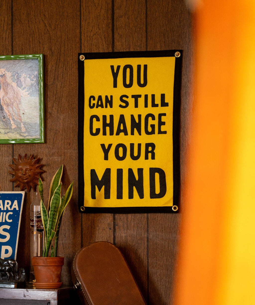 Oxford Pennant- You Can Still Change Your Mind Camp Flag • Tom Petty x Oxford Pennant