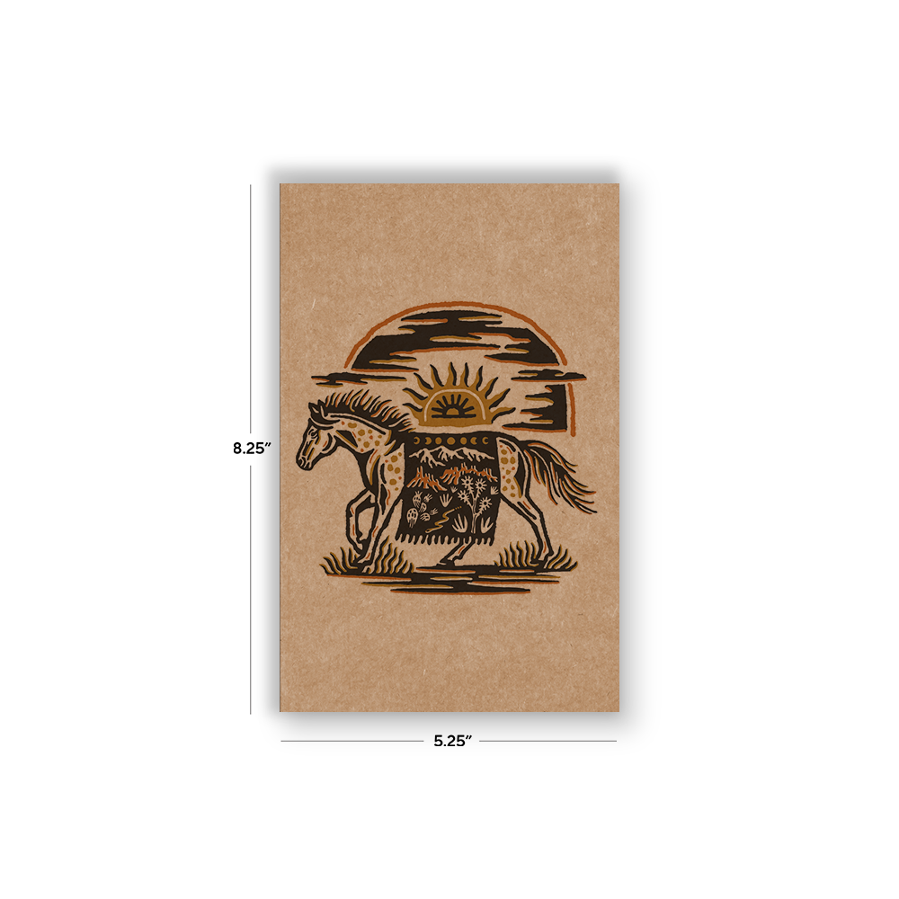 Denik x Rayco- Wild West Kraft Classic Layflat Notebook