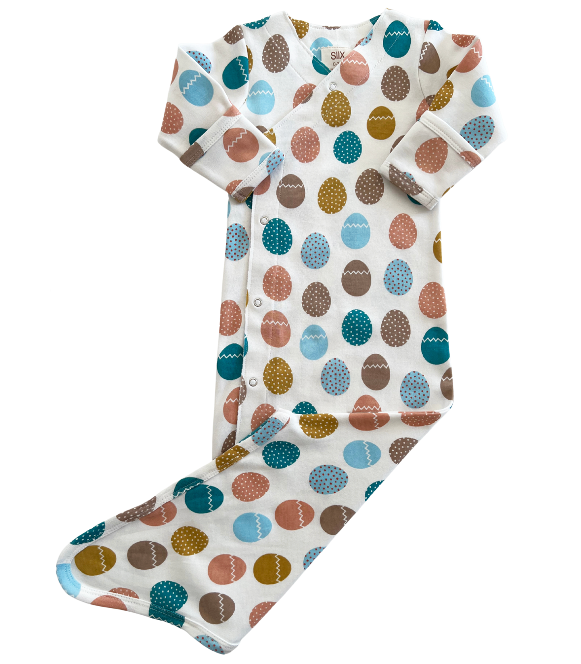 SIIX Collection- Easter Egg Hunt / Organic Kimono Knot Gown