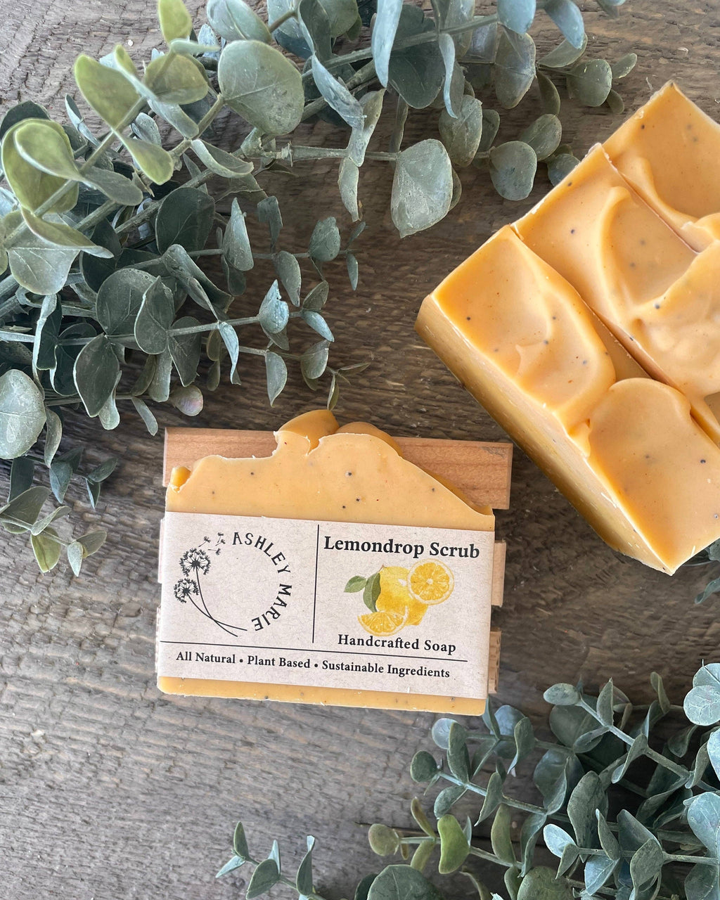 Ashley Marie Soap- Lemondrop Scrub Bar Soap
