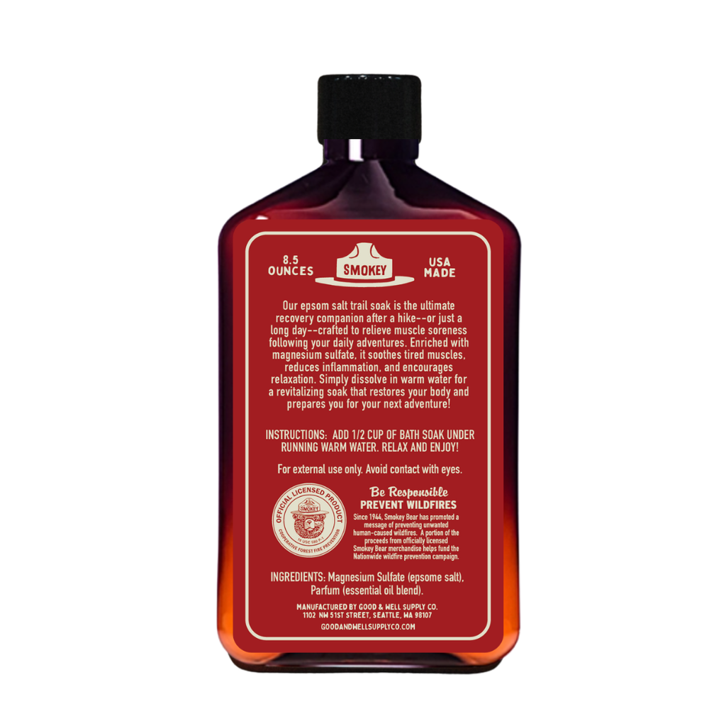 Good & Well Supply Co.- Smokey Bear Trail Soak - Orange & Clove
