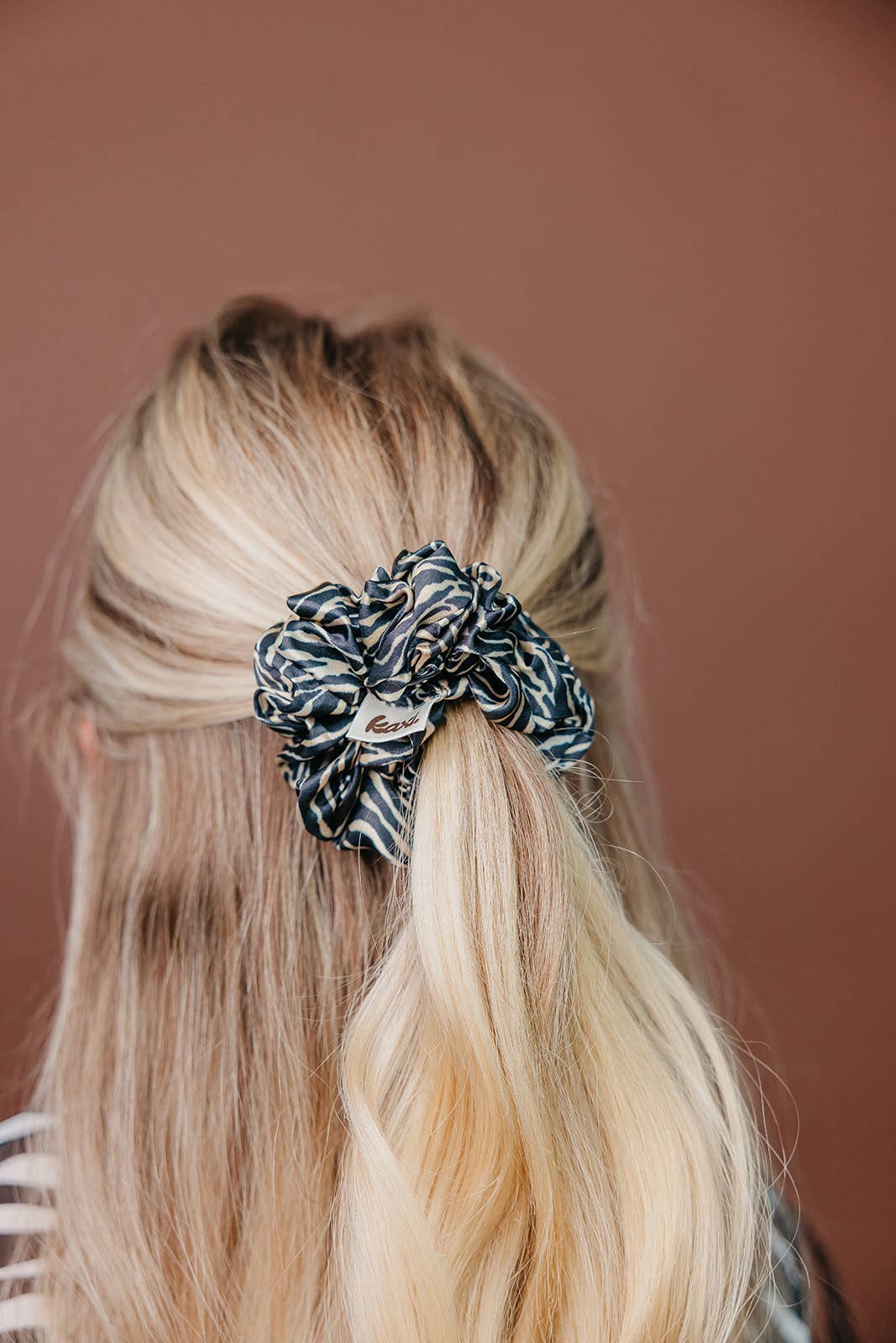 KAXI- KAXI X Whitney Leavitt House of Her Zebra Midi Scrunchie