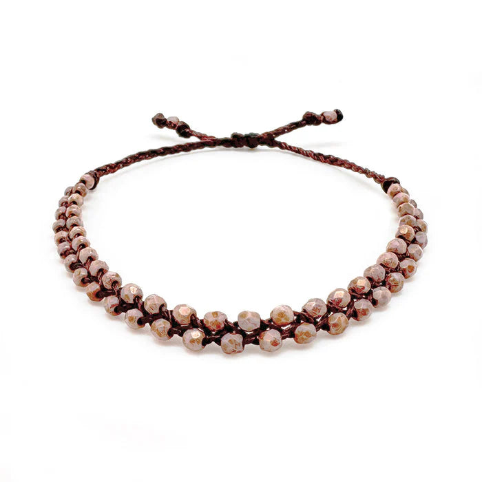 Bronwen- Waterweave Bracelet Brown
