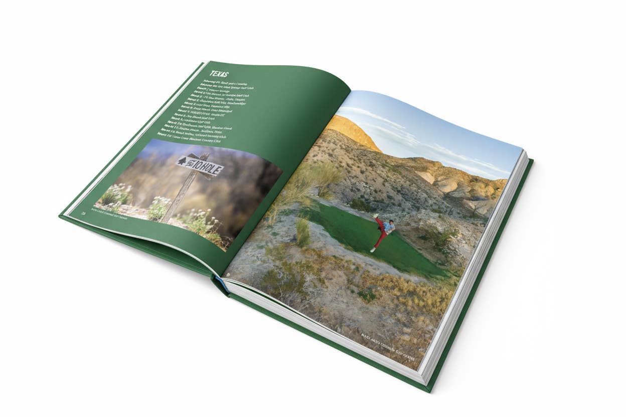 Johnny Vacay- Golf Bum coffee table book