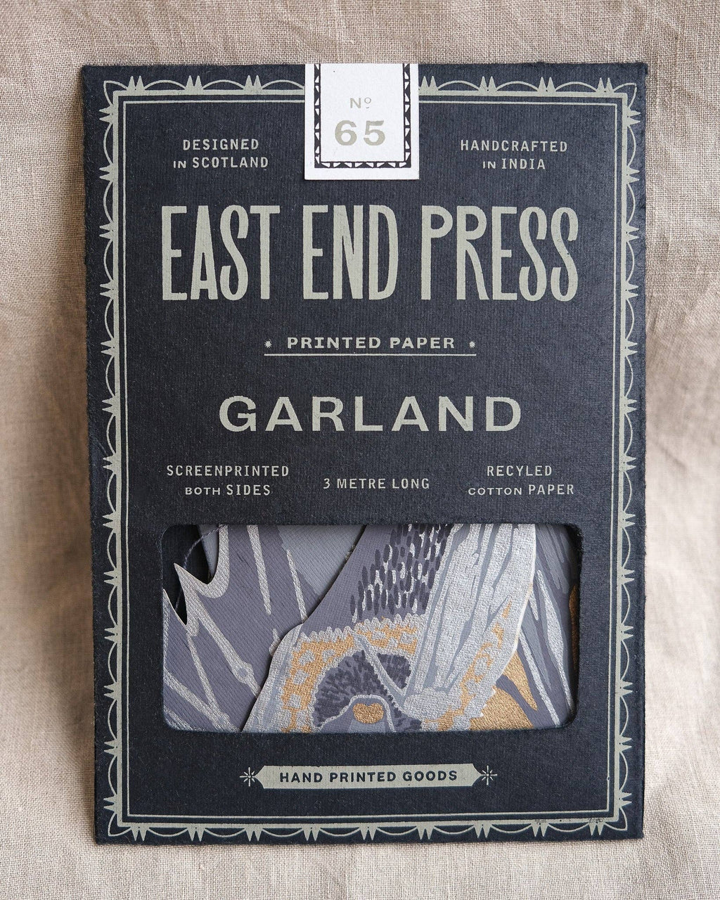 East End Press- Bats Sewn Garland