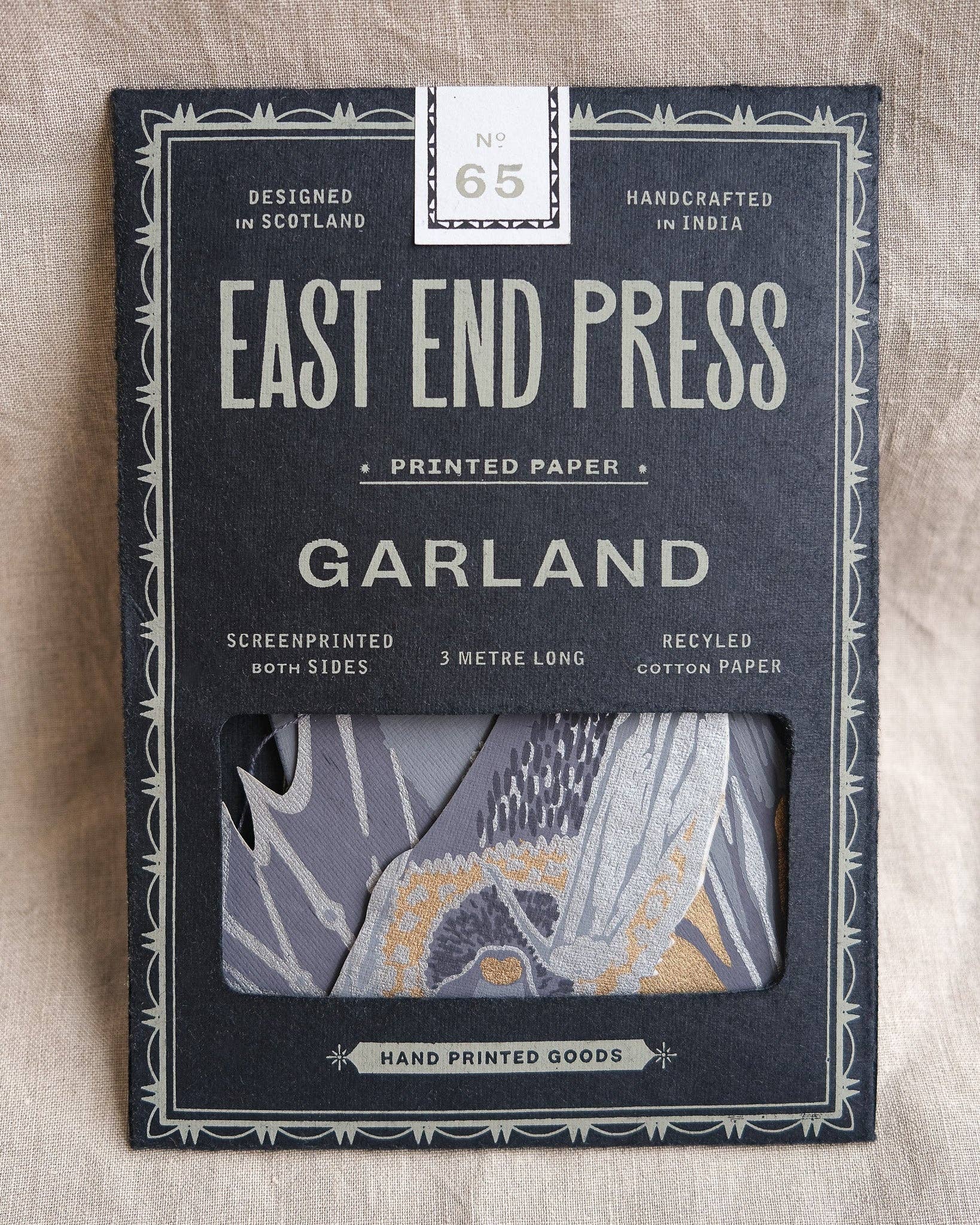 East End Press- Bats Sewn Garland