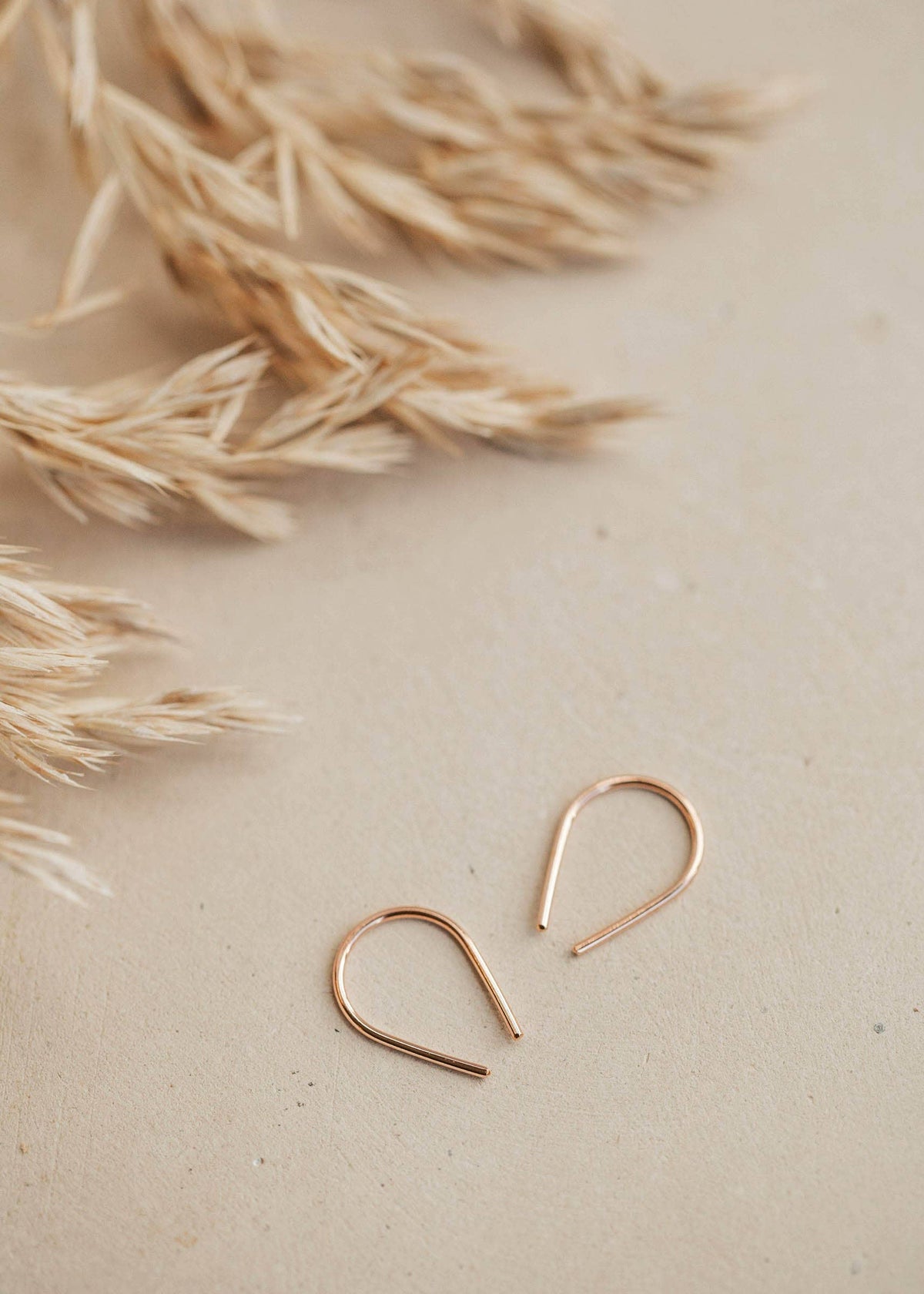 Hello Adorn- Tiny Horseshoe Earrings | 14kt Gold Fill + Sterling Silver