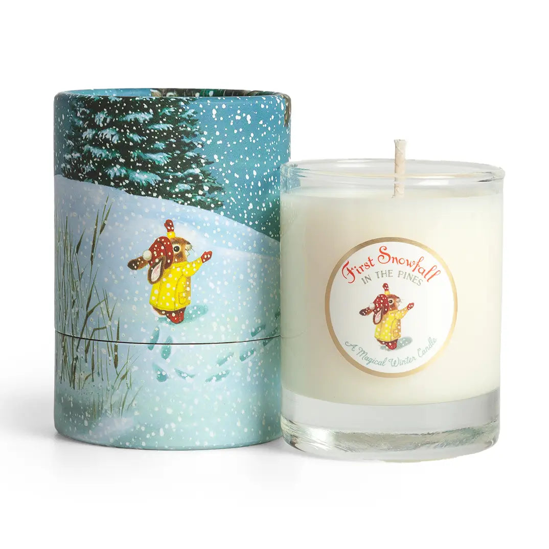 Kala Corporation- First Snowfall 3 oz Votive Candle - Limited Edition Richard Scarry X Kalastyle Soap Co.