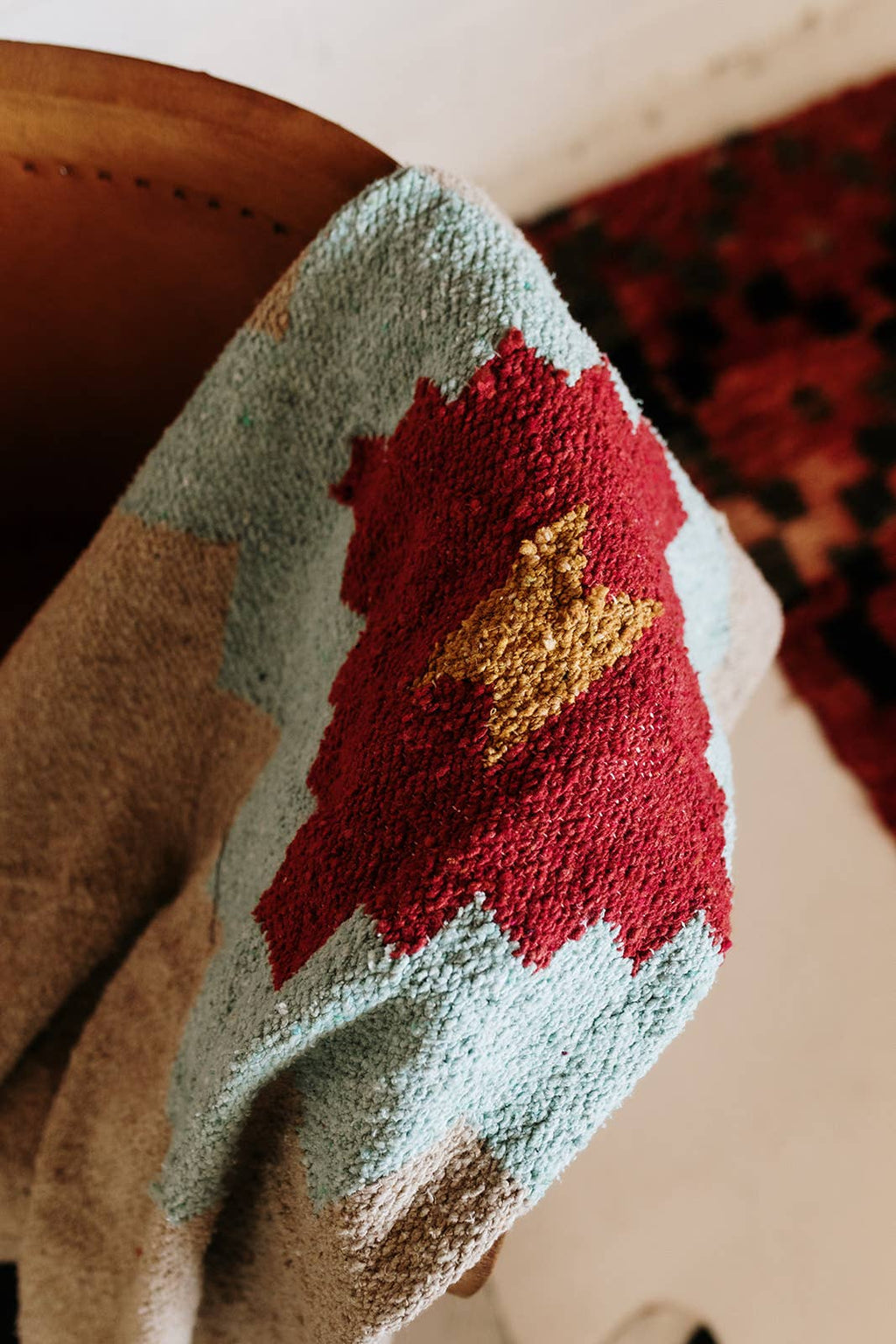 Tribe and True- Taos Two (Mesa- Aqua) // Handwoven Blanket