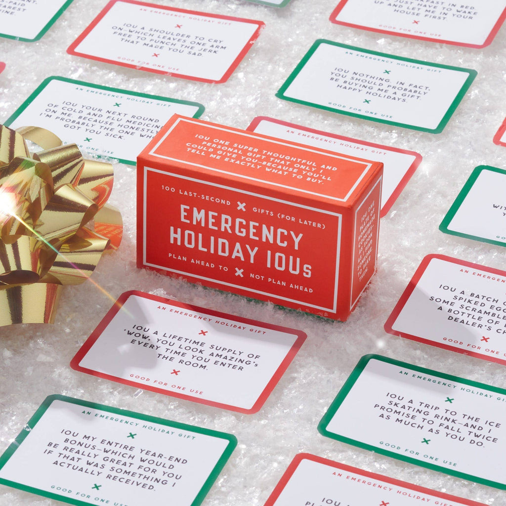 Brass Monkey- Emergency Holiday IOUs Card Set