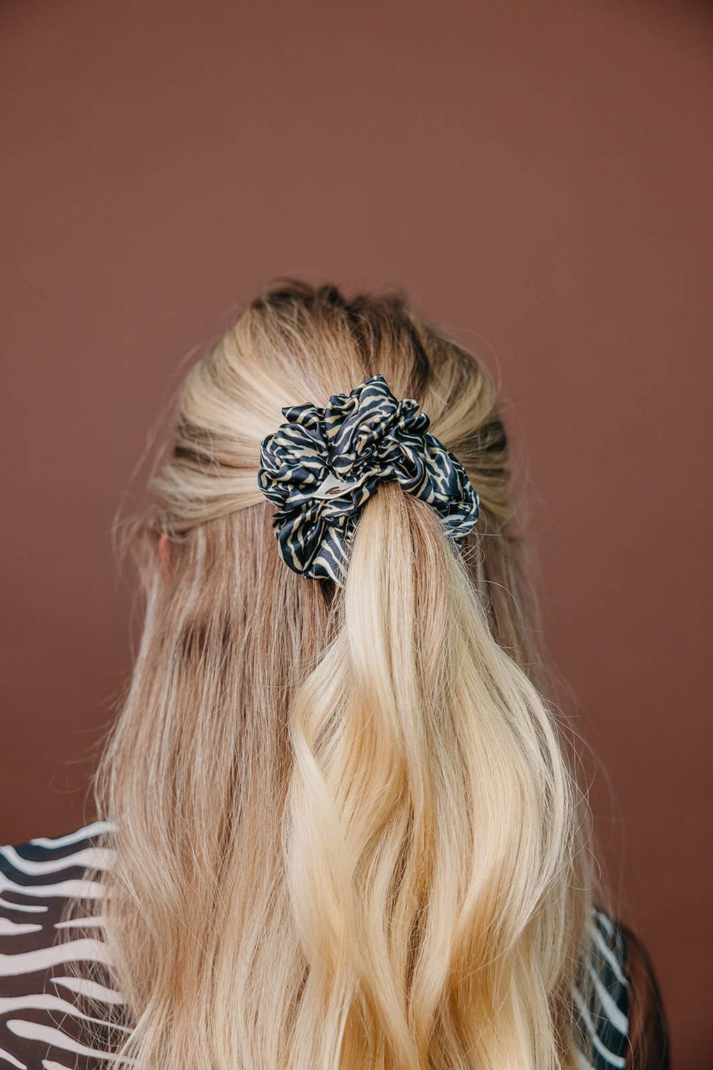 KAXI- KAXI X Whitney Leavitt House of Her Zebra Midi Scrunchie