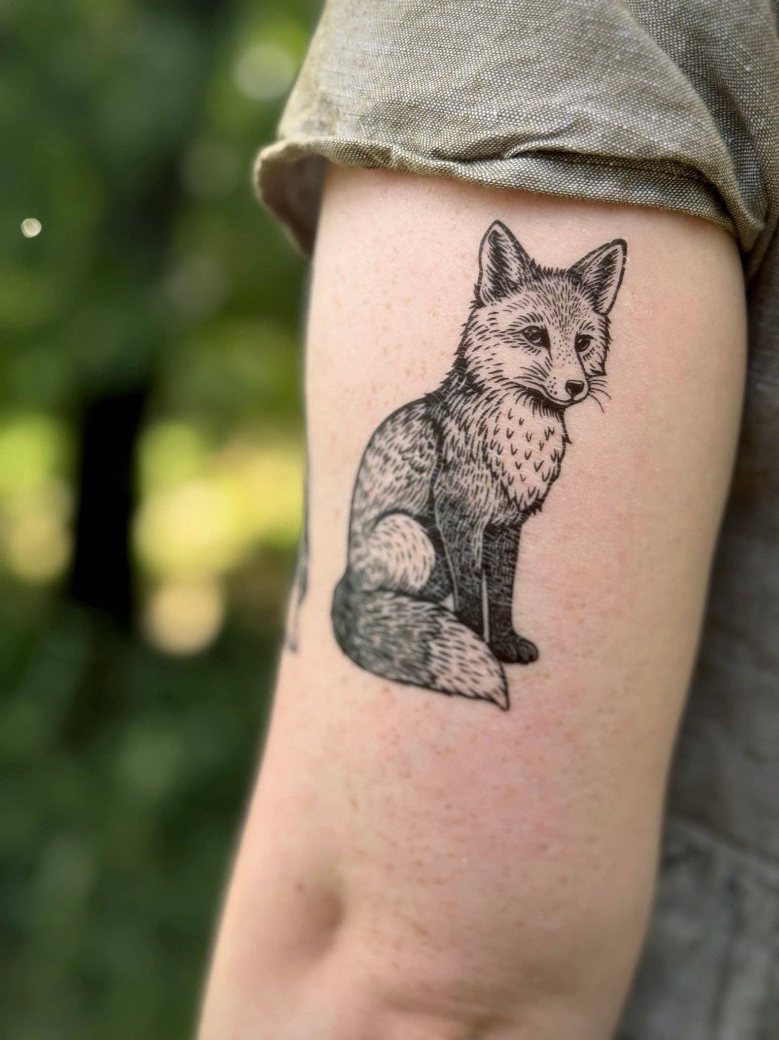 NatureTats- Fox Temporary Tattoo