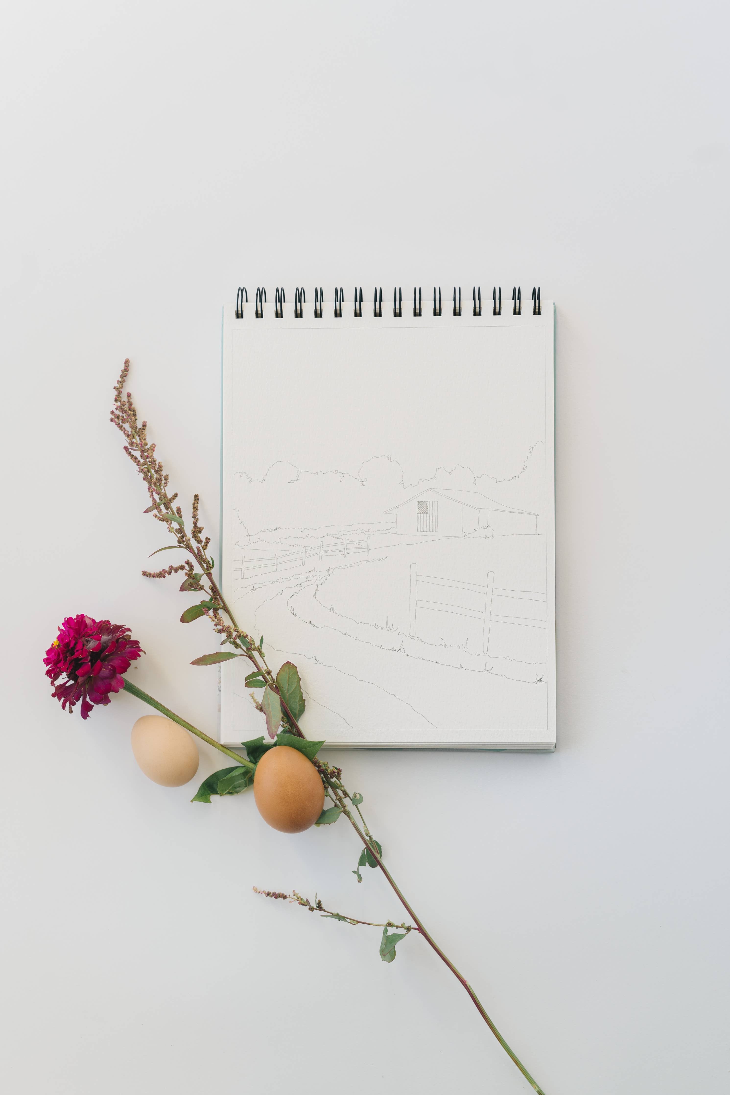 Bailey Rae Studio- Country Life Watercoloring Book