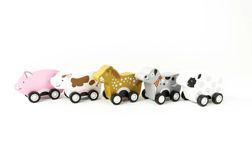 Jack Rabbit Creations- Pullback Barnyard Vehicles