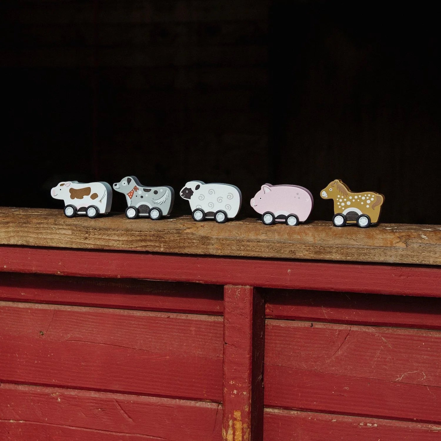 Jack Rabbit Creations- Pullback Barnyard Vehicles